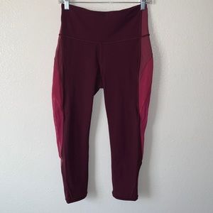 Lululemon Colour Me Ombre Crop *21" Leggings Size 8